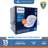 Philips LED Downlight Pack of 4 DN027B G3 D175 15W White 6500K