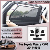 Car Mesh Sunshades For Toyota Camry XV50 2012~2017 Daihatsu Altis Window Magnetic Sun Visor Shade Cu