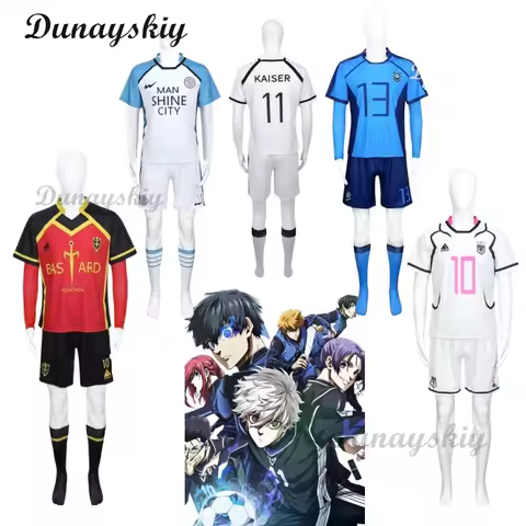 Anime Blue Itoshi Sae Cosplay Football White Suit Costumes Shidou Ryuusei Sports Jersey Oliver Aiku 