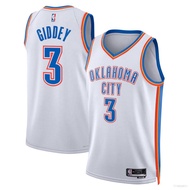 XY NBA Oklahoma City Thunder Josh Giddey Swingman Jersey Association Edition Child Adult Plus Size Y