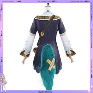 Honkai Star Rail HuoHuo Cosplay Costume huo huo Tail Wig Shoes Accessories Full Set
