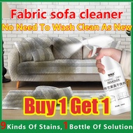 【Buy1 Get 1】Fabric&amp;Sofa Cleaner Spray Cushion&amp;Carpet Cleaner Detergent Pencuci Sofa Fabrik Pembersih Sofa Fabric洗沙发