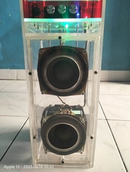 MINI SPEAKER 4 INC 160 Watt L R Termasuk Aki 12 volt SUPER Bass siap Play blutut power suplay aki