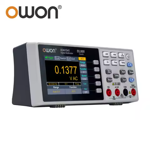 OWON XDM1041/XDM1241 4 1/2 Digital Multimeter True RMS Portable Bench Multimeter AC/DC Current Volta