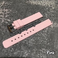 [Watch Accessories] Rubber Silicone Quick Release Watch Strap 12mm-24mm Watch Strap - Pink, 24mm