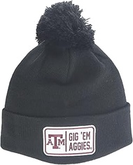 Zephyr NCAA Officially Licensed Pom Beanie Patch Defer Black