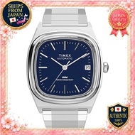TIMEX Q TIMEX Automatic Watch 5 ATM Water Resistant Plastic Navy Dial TW2Y07400 Unisex
