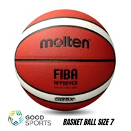 Original Molten GG5X Basketball Size 7 – FIBA Tournament Quality, Strong & Durable Grip
