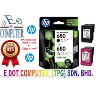 HP Combo 680 ~ "Black &amp; Color" Ink Cartridge FOR ( D1115, D2135, D2675, D3635, D3775, D3776, D3777, D3785, D3786, D3787,