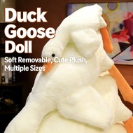 Big Pillow Duck Goose Doll Removable Toy Soft 160CM Big White 50/90/130CM