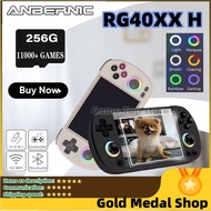 ANBERNIC RG40XX H Handheld Game Console 4'' Screen Linux System Joystick RGB Lighting Effect RG40XXH