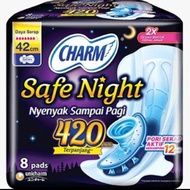 Charm Pembalut Safe Night 42cm