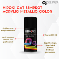 Hiroki Emerald Green 196 Cat Semprot Motor Metallic Green Emerald