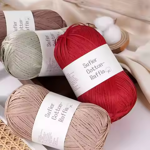 Sofy Cotton Yarn 50g/Ball Pure Cotton Crochet Knitting Yarn Soft DIY Yarn for Sweaters Hats Scarves 