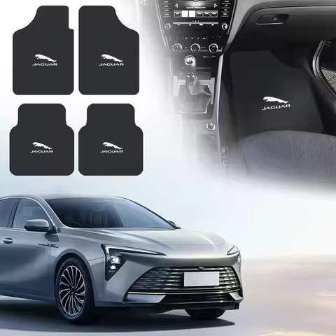 For Jaguar XE XF E-Pace F-Pace A9 A8 A9 X8 XJ XFL XJL Guitar 2/4pcs Car Floor Mats Universal Auto Fo