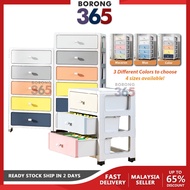 Borong365 Clothes Organizer PP Plastic Drawer Wardrobe Storage Cabinet Cupboard Kabinet Almari Baju Laci Plastik