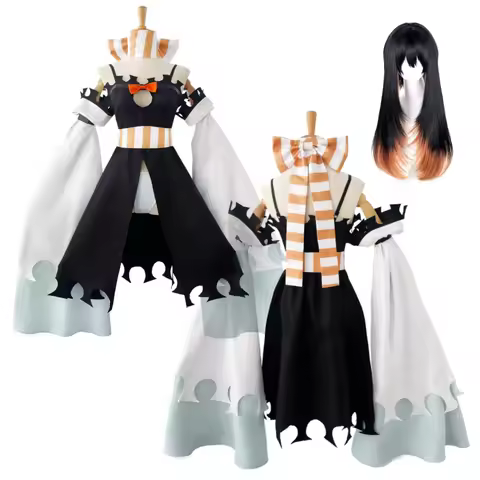 Anime Gachi Akuta Amo Cosplay Costume Full Set Uniform Outfits GachiAkuta Amo Cosplay