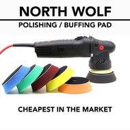 3-Inch NORTH WOLF Detailing buffing Pads DUAL ACTION POLISHER/ ROTARY POLISHER