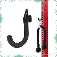 [ColaxiefMY] Fitness Rack Holder Hook J Type for Lifting Straps Strength Training Home Gym