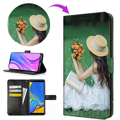 Custom Photo Leather Wallet Case for OPPO Realme 15 12 A5 5G 2025 A3X 5G A53S, A54 A9 2020 Reno 12 P