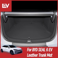 For BYD SEAL 6 EV Leather Nappa Waterproof Rear Trunk Mat