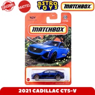 Matchbox 2021 Cadillac CT5 V 2024 Seriesbiru Children's Toy Miniature Diecast Hotwheels Sedan Car