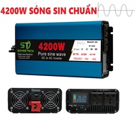Bộ chuyển đổi điện Sin Chuẩn 4200W-Bộ Đổi Nguồn 12V/24V/48V sang 220V Sin Chuẩn 4200w-Mã ST23A-4200W