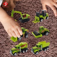 Sharprepublic 6 Pieces Kids Farm Toys Realistic Tractor Toys Forklift Roller Dump Truck Tractor Exca