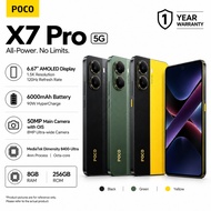 POCO X7 Pro 5G | 8GB+256GB | 120Hz AMOLED Display | Dimensity 8400-Ultra | 6000mAh | 1 Years Warrant