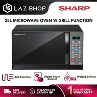 【24H Ship Out】Sharp 25L Microwave Oven with Grill R607EK | Mirror Glass Door | 315mm Turntable Size 