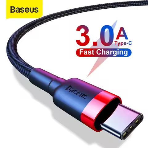 Baseus USB Type C Cable For Xiaomi Redmi Note 9 8 Pro Cable Tipo C Fast Charging For Samsung Cable K