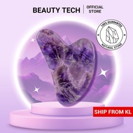 Amethyst Gua Sha Crystal Gua Sha Stone Gua Sha Original Face GuaSha Natural Crystal 水晶刮痧板 紫晶刮痧板 刮痧板 