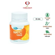 [Date 02/2030] Nat C 1000 hỗ trợ tăng đề kháng hộp 30 viên - Hàng chính hãng