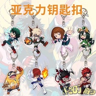 My Hero Academia Midoriya Izuku All·Might Bakugou Katsuki Todoroki Shoto Anime Acrylic Keychain Bakugo Frozen Key Bag Pe