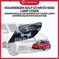 VOLKSWAGEN GOLF GTI MK7.5 HEAD LAMP COVER WASHER NOZZLE CAP BUMPER CAP COVER LAMPU BUMPER 5GG 807 93