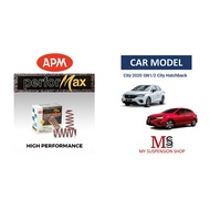 (APM Performax) Honda City GN1/2 2020 Heavy Duty Sport Spring, Coil Spring, Lower Spring