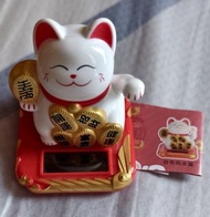 太陽能 招財貓 扭蛋