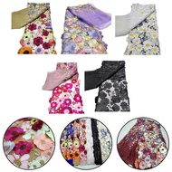 [my] Embroidered Lace Fabric Fabric Network Gauze Embroidered Clothing Fabric