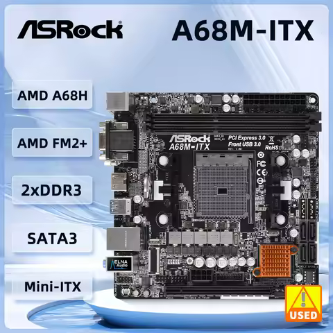 ASROCK A68M Mini-ITX Motherboard A68M-ITX Socket FM2 AMD A68H DDR3 support AD780 AD786 AD5700 AD870