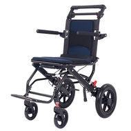 KANBEIO Lightweight Folding Wheelchair – Portable & Easy to Carry Can Be Dragged Like Suitcase | War