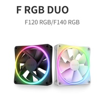 NZXT F120/F140 RGB DUO 120mm/140mm fan dual light loop PWM for PC cases and coolers