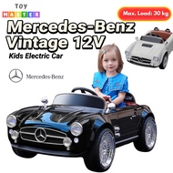Mercedes Benz Vintage Classic Kids Electric Ride On Car with Remote Control Children Battery Car Ret