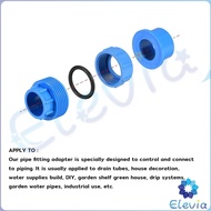 Elevia PVC Pipe Fitting Union Quick Connector Blue Fitting Coupling 20mm 25mm 32mm