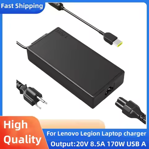 20V 8.5A 170W USB AC Laptop Power Adapter Supply For Lenovo Legion Y720-15 Y7000P P50 P51 P70 P71 W5