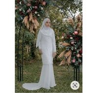 Malay Wedding Dress/Malaysian Syari Wedding Dress