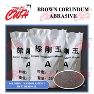 1KG BROWN CORUNDUM ABRASIVE alumina SAND POWDER SAND BLASTING SANDBLASTING SANDING POLISH POLISHING 