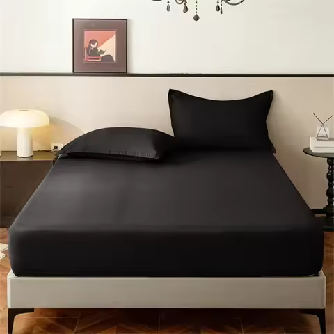 High Quality Fitted Sheet 90/180/150x200 Cm Mattress Cover Elastic Band Bed Sheet Queen King Size No