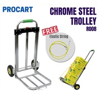Troli Angkat Barang Trolley Pasar Malam 80 Kg Outdoor Transportation Cart Chrome Steel Trolley with 