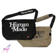 HUMAN MADE One shoulder Messenger Bag High Quality Couple Postman Canvas Bag for Men Women