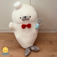 Spot selebriti internet gaya yang sama koki comel anjing laut gadis boneka atas katil bantal penyemb